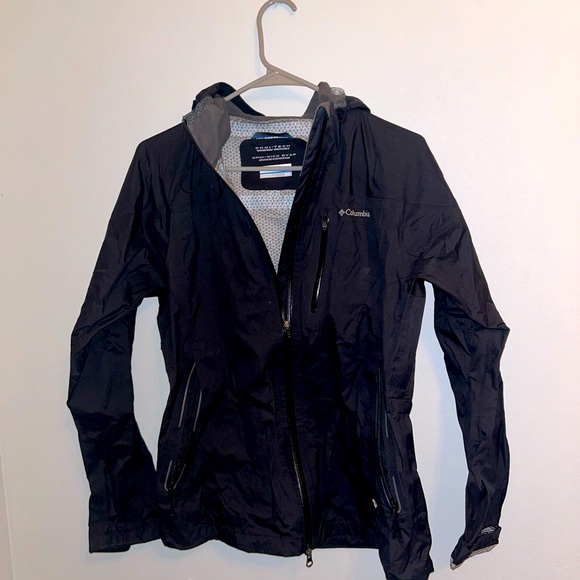 Columbia Omni-Wick Advanced Evaporation Full Zip Hooded Jacket Womens M BLK - Picture 1 of 5